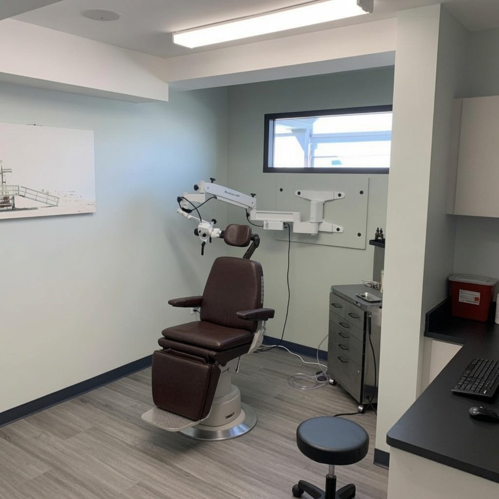 Exam room at Pacific ENT Institute